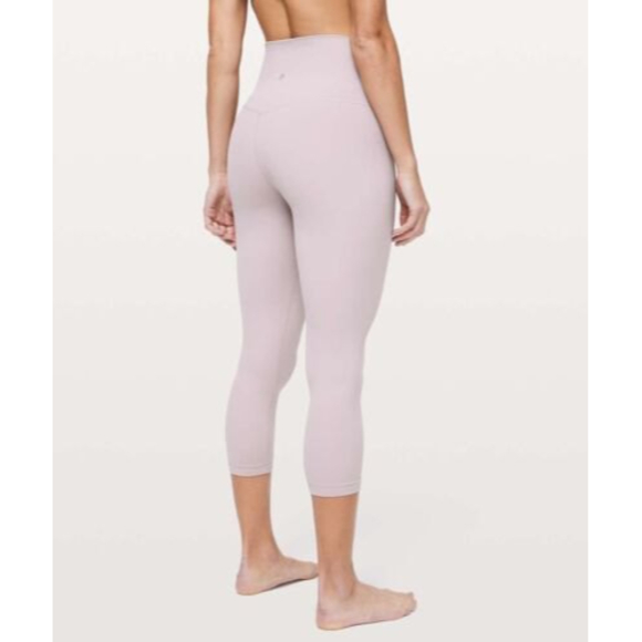 Lululemon Smoky Blush Crop Leggings Align Size 10 NWT - Picture 1 of 5